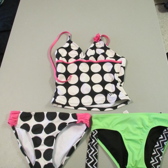 3 Pcs Tankini Swimsuit Size 12 - Picture 1 of 16